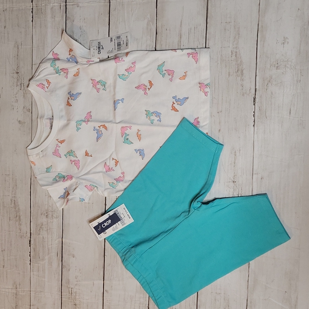 Oshkosh Dolphin 🐬 Outfit, 18m
